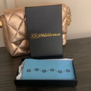 Blue Card Holder
